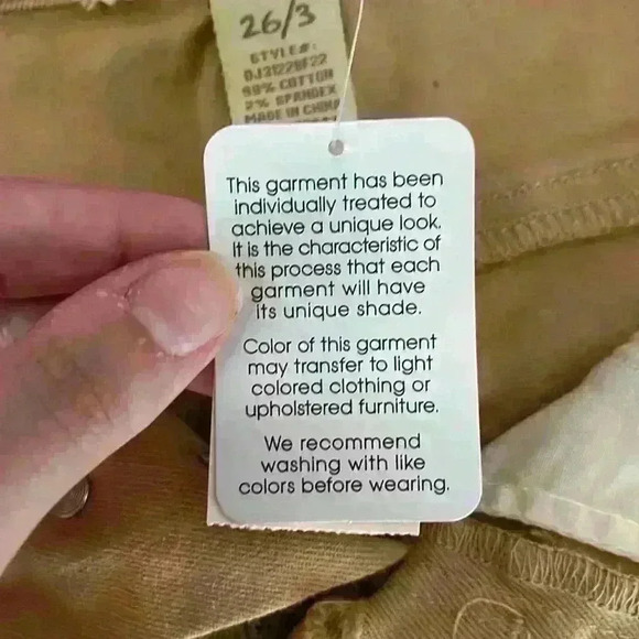 Altar'd State High Rise shorts frayed hem button fly Size 26/3 NWT - Picture 6 of 6